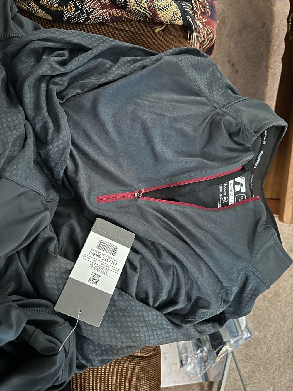 NWT Russell Athletic Training Fit Quarter Zip men’s Big & Tall 5XL